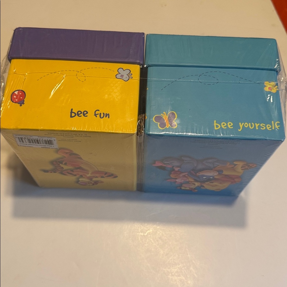 NEW Vintage disney Winnie The Pooh & Friends Photo Storage Boxes - Picture 3 of 5